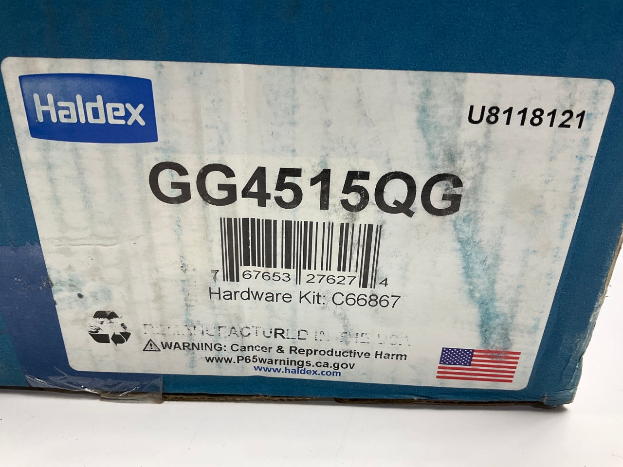 Relined Haldex GG4515QG Rear Brake Shoes 16-1/2''x7'' 4515Q, 23000 Lbs (23K Lbs)