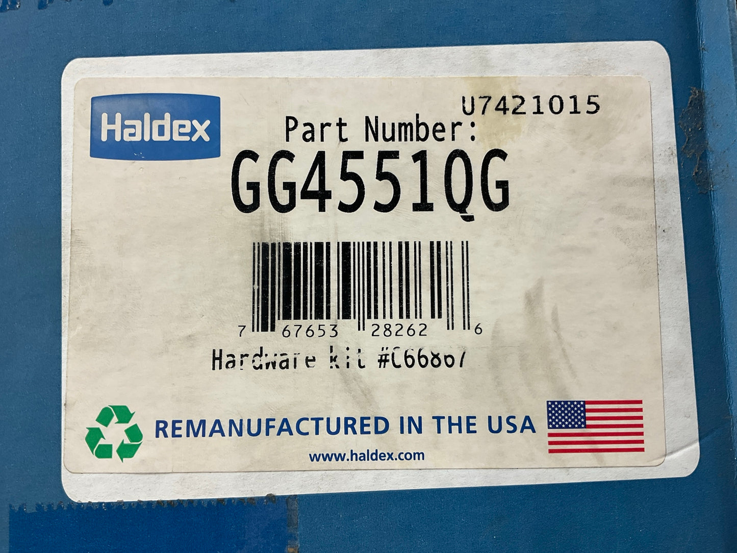 Relined Haldex GG4551QG # 4551Q Brake Shoes 23k Lbs For 16-1/2'' Meritor ''Q''