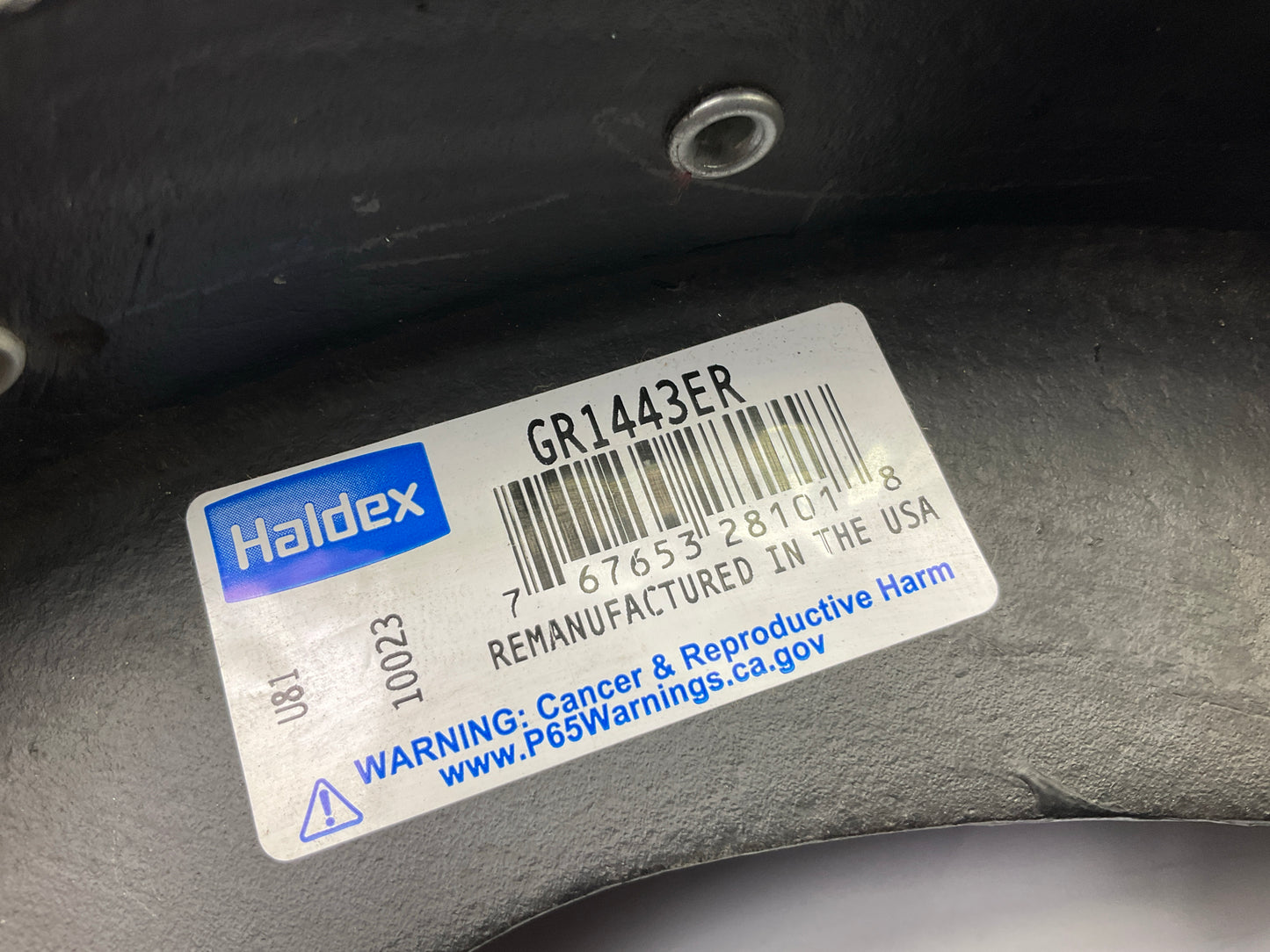 (2) Haldex GR1443ER # 1443E Relined Brake Shoes 15''x4'' Eaton ''ES'', 20,000 Lbs.