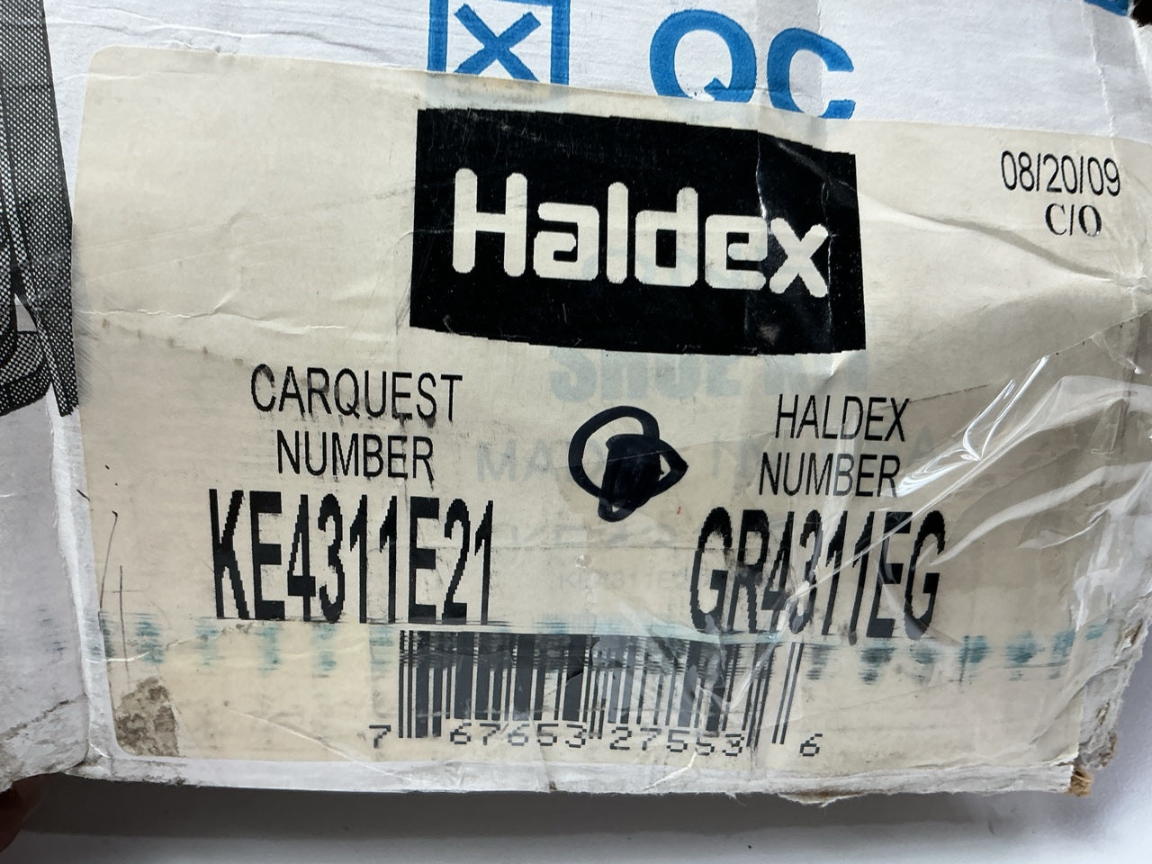 REMAN. Haldex GR4311EG 4311E Brake Shoes 16-1/2'' X 7'', 20k Lbs, With Hardware