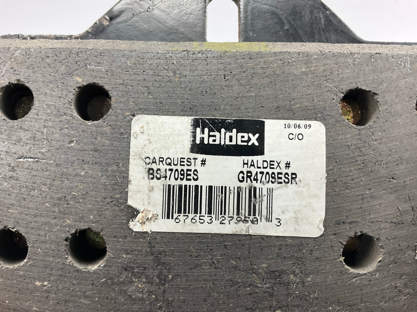 (2) Haldex GR4709ESR Relined Brake Shoe For 16-1/2'' Eaton ''ES'', 20,000 Lb