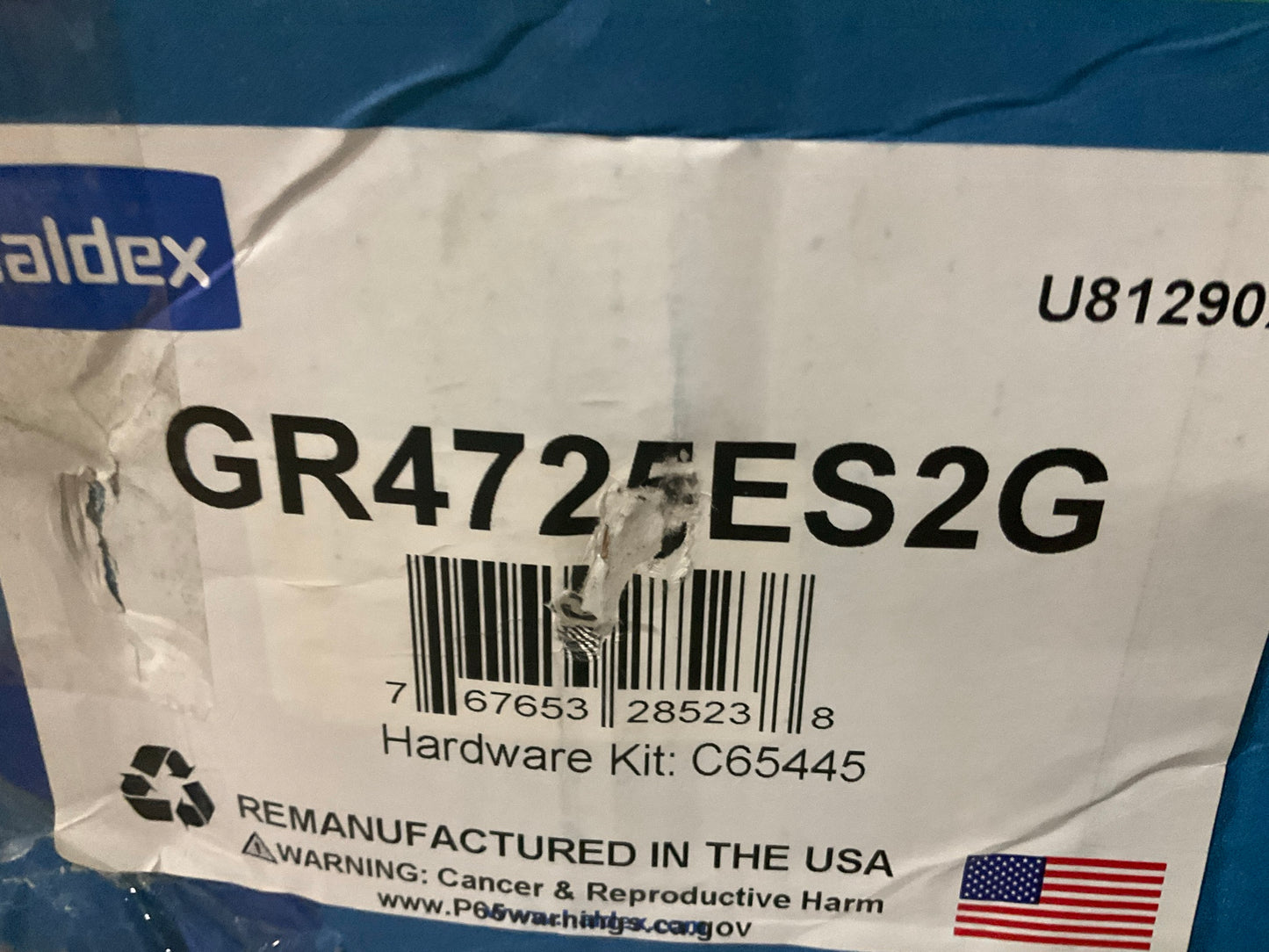 Relined Haldex GR4725ES2G Front Brake Shoes 16.5''x6'' # 4725, 20000 Lbs 20k Lbs