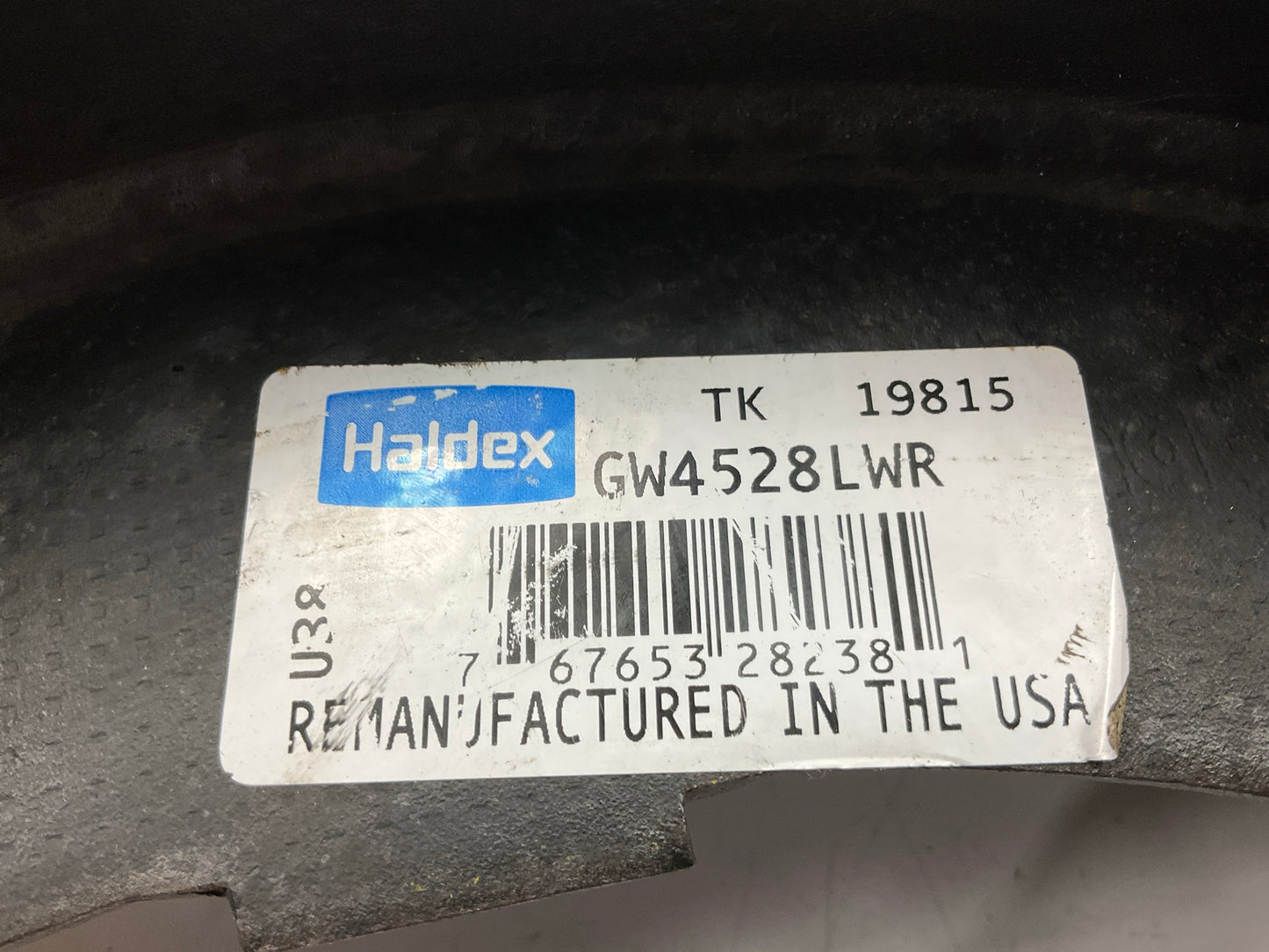 (2) HALDEX GW4528LWR Brake Shoe 15'' Lucas Girling #4528 Ford Wedge 20k Lb Brake