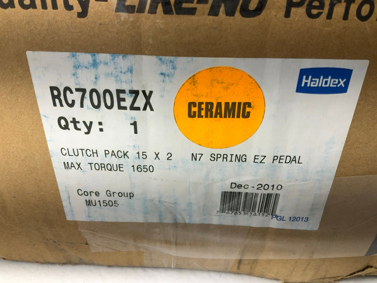 Haldex RC700EZX Clutch Kit 15-1/2'' Spicer Type, 2.0''-10 Spline, For Cummins N-14