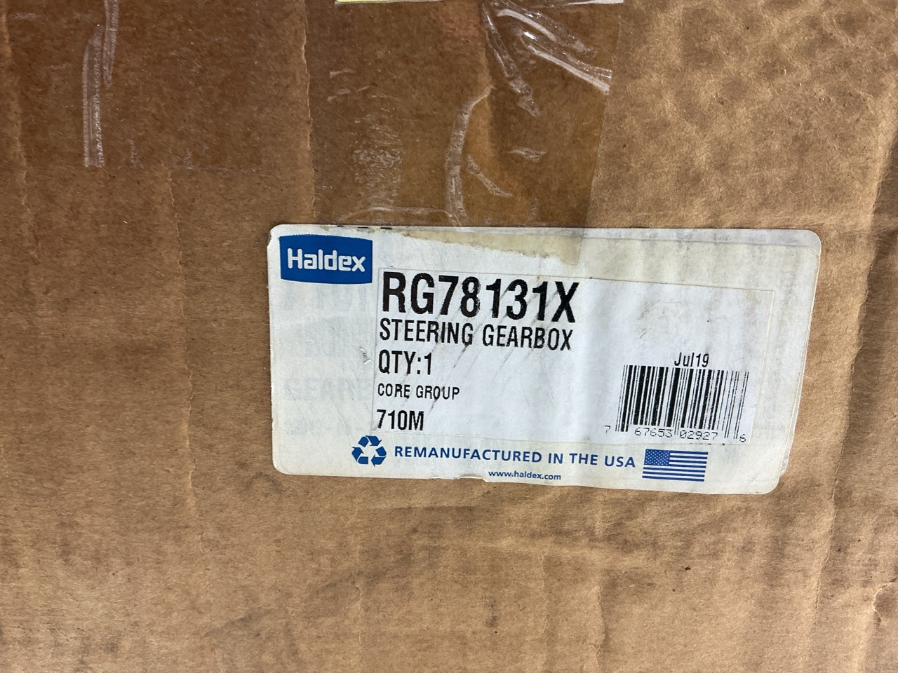 REMAN. Haldex RG78131X Saginaw Dual Piston Power Steering Gear GMC Chevy 781316M