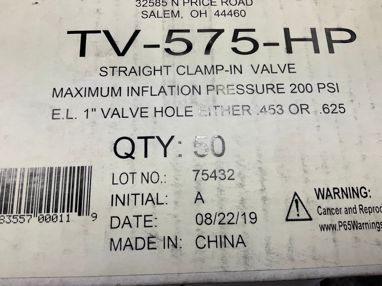 39 PACK Haltec TR575HP Low Profile Chrome Tire Valve Stems TV-575-HP .625'' Hole