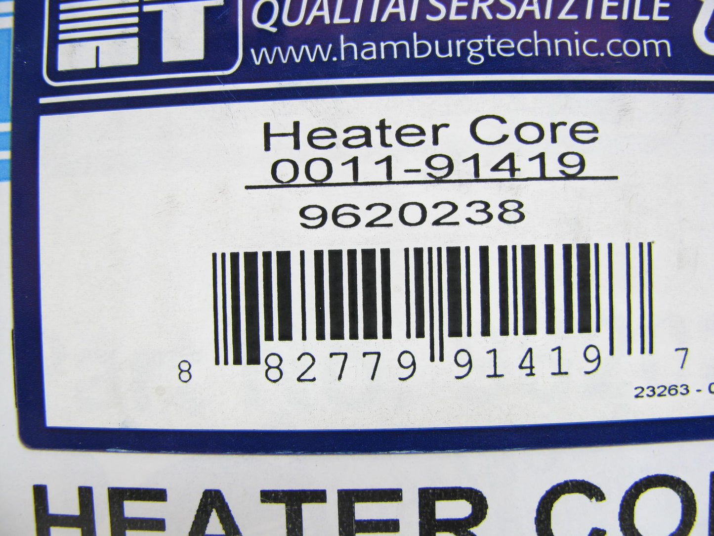 Hamburg-technic 0011-91419 HVAC Heater Core For 1991-1998 Saab 9000