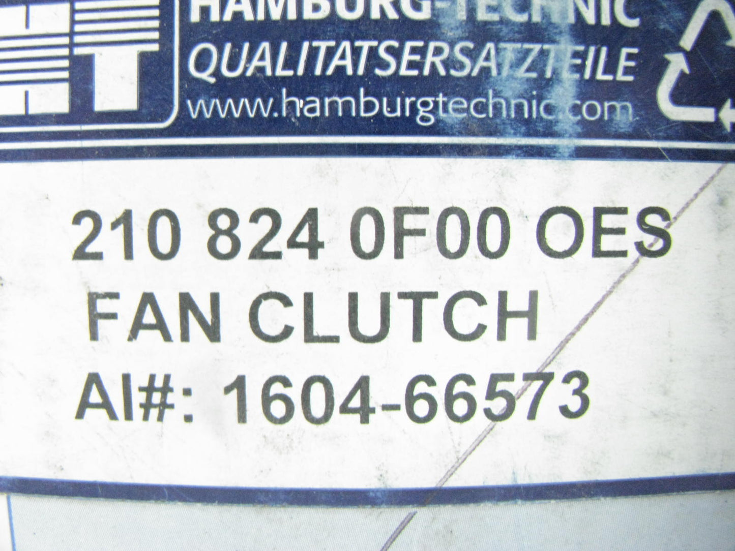 Hamburg-technic 1604-66573 Engine Cooling Fan Clutch - 352-108 130-0126
