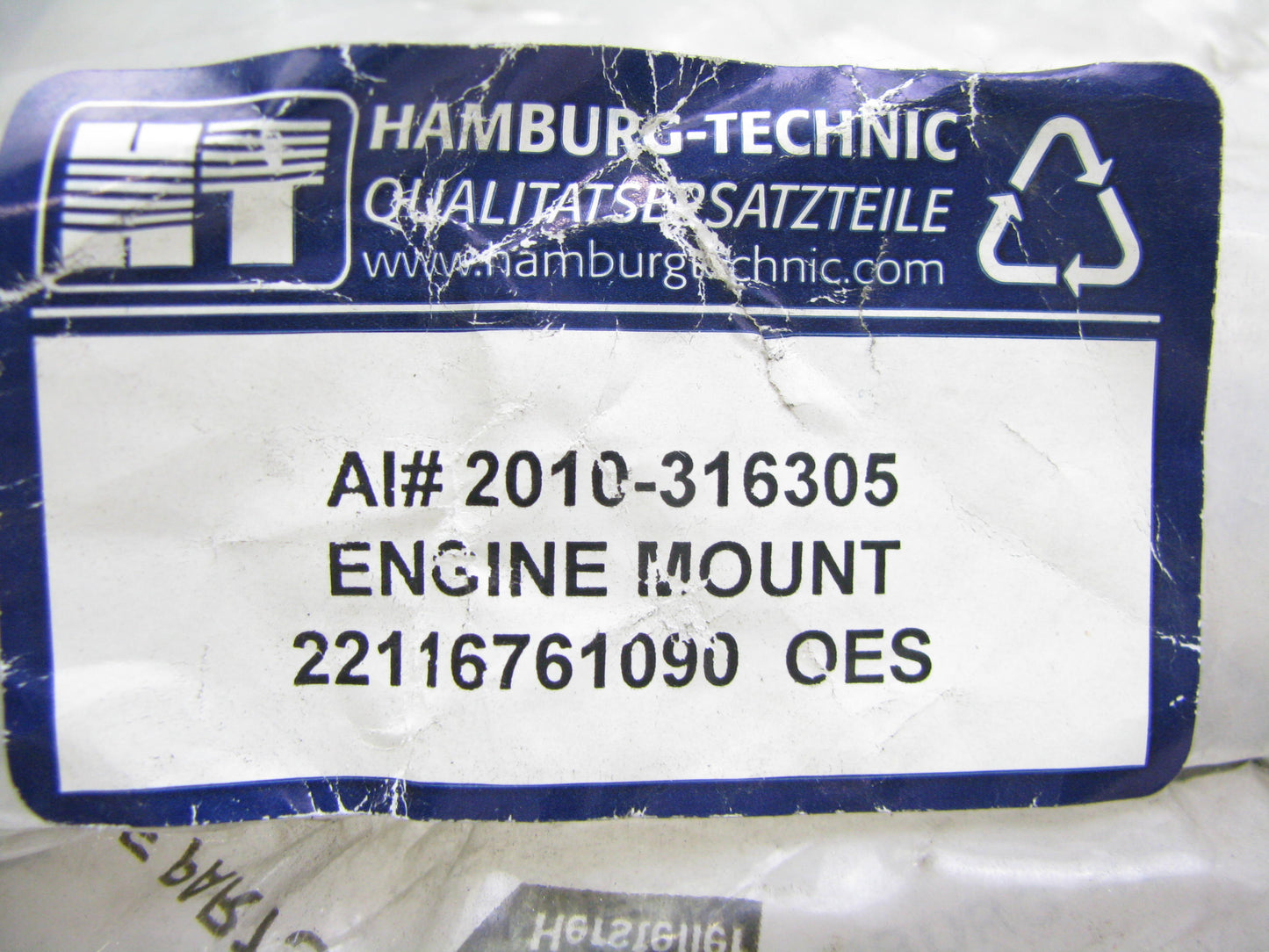 Hamburg-technic 22116761090 Right Engine Motor Mount