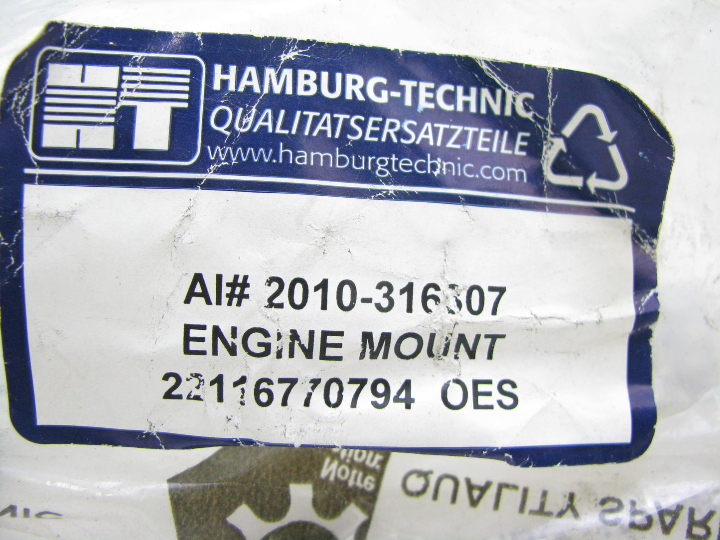 Hamburg-technic 22116770794 Engine Motor Mount 2001-2006 BMW X5 3.0L-L6
