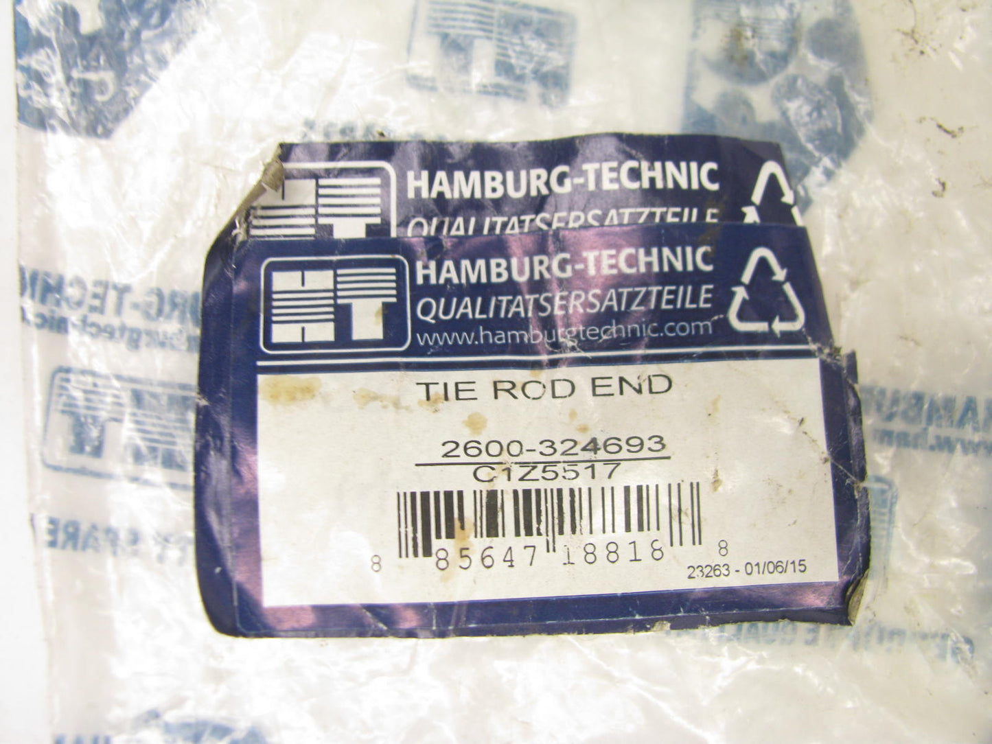 Hamburg-technic 2600-324693 Front Right Outer Steering Tie Rod End