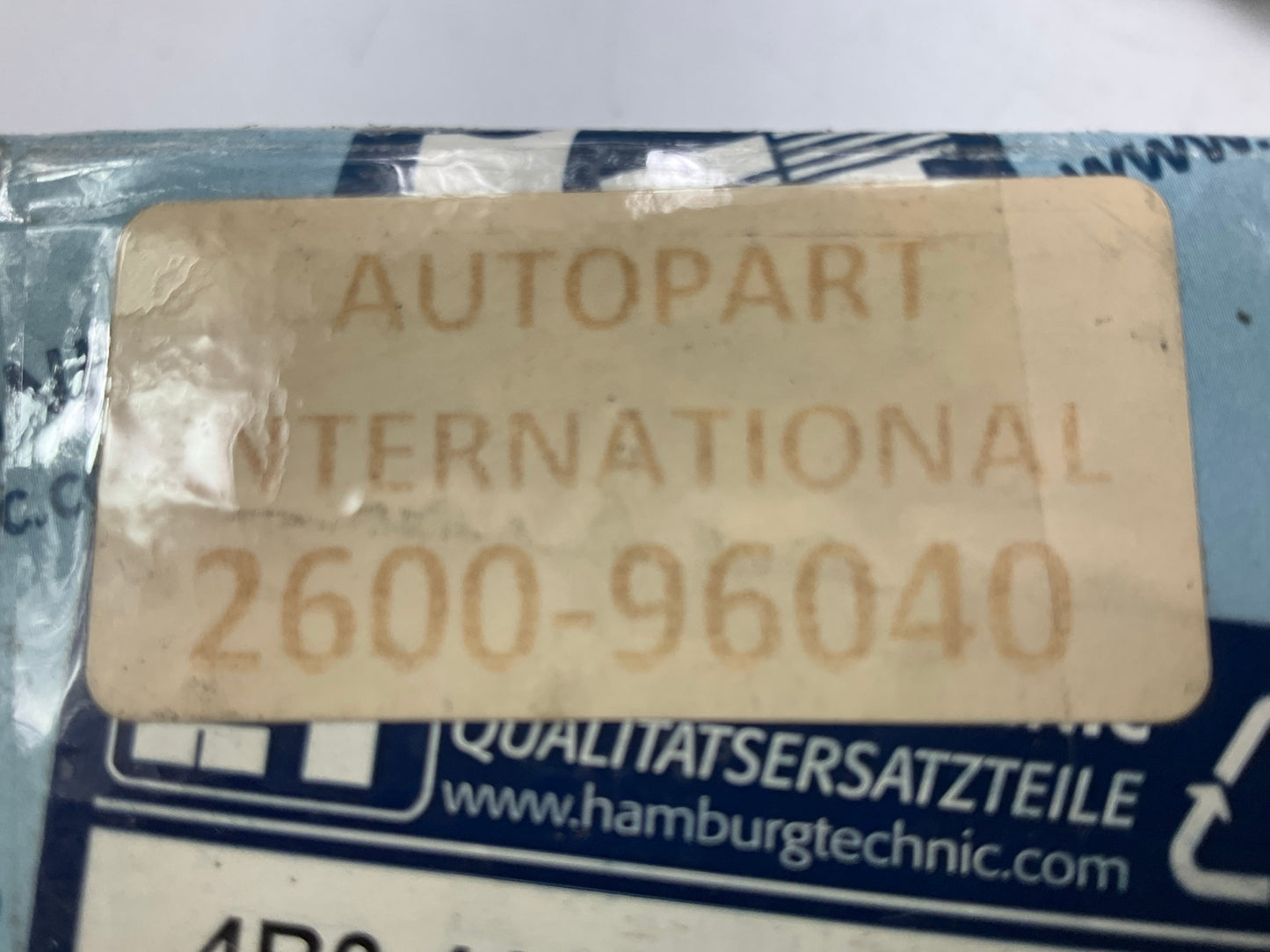 (2) Hamburg-technic 2600-96040 Front Outer Steering Tie Rod End