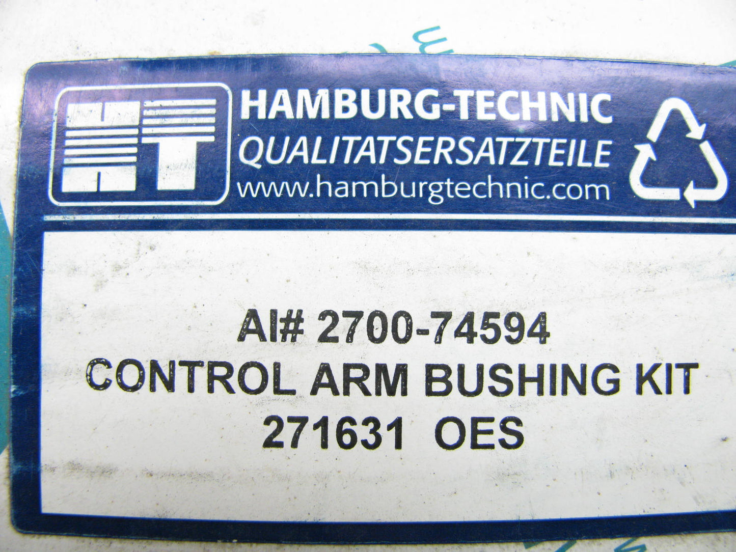 Hamburg-technic 2700-74594 Suspension Control Arm Bushings - Front Lower