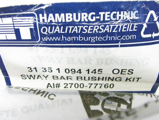 (2) Hamburg-technic 31351094145 Front Stabilizer Sway Bar Bushing