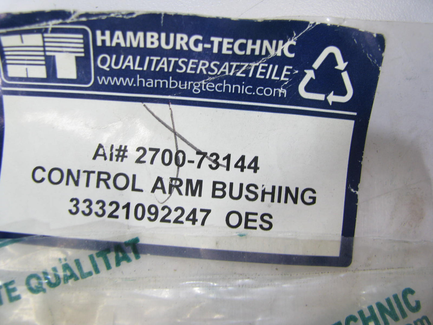Hamburg-technic 33321092247 Suspension Control Arm Bushing - Rear Upper Inner