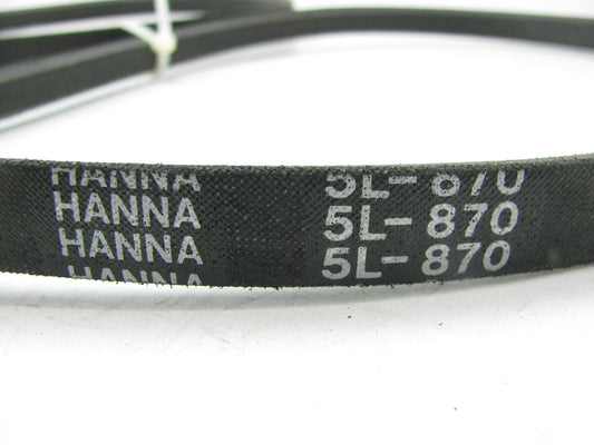 Hanna 5L-870 Lawn & Garden Power Equipment Accessory Drive Belt - 5/8'' X 87''