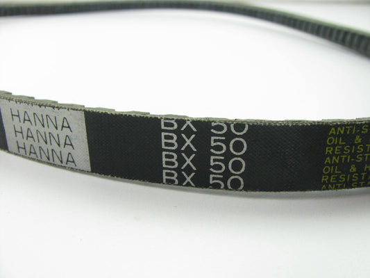 Hanna BX50 Industrial Cogged Accessory Drive Belt - 21/32'' X 53''