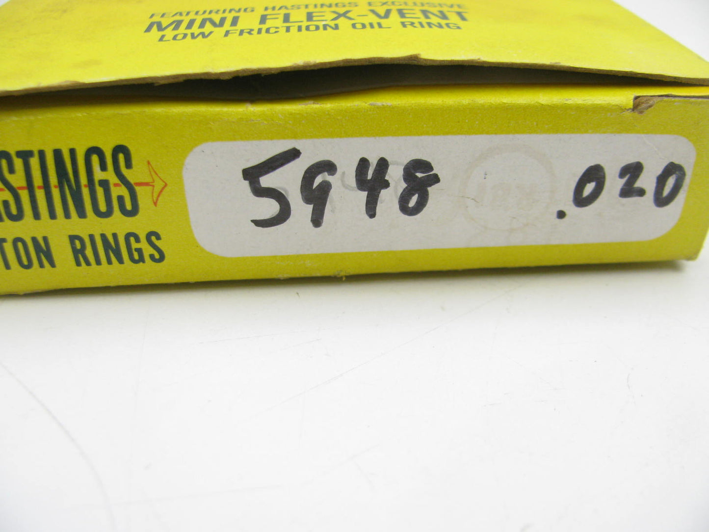 Hastings 5948 Piston Rings Set .020 For 1954-1965 Volkswagen 1.2L Eng