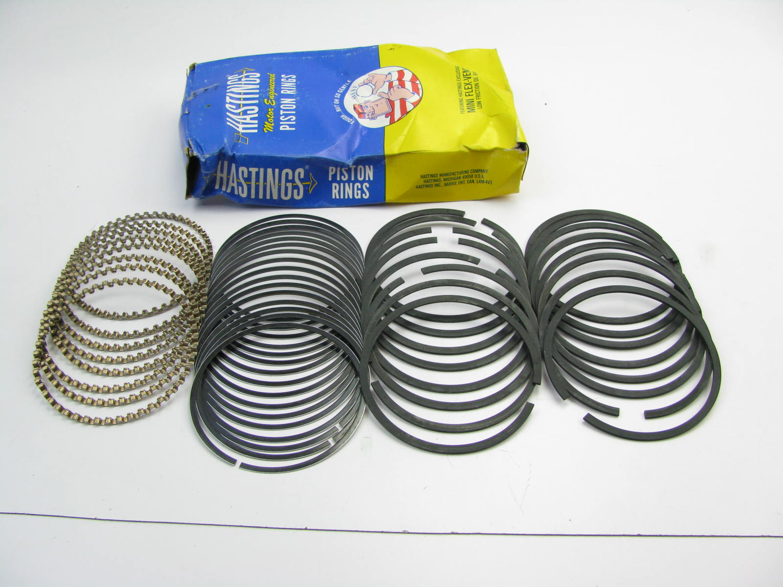 Hastings 661030 Engine Piston Rings .030'' Oversize Spark Surplus
