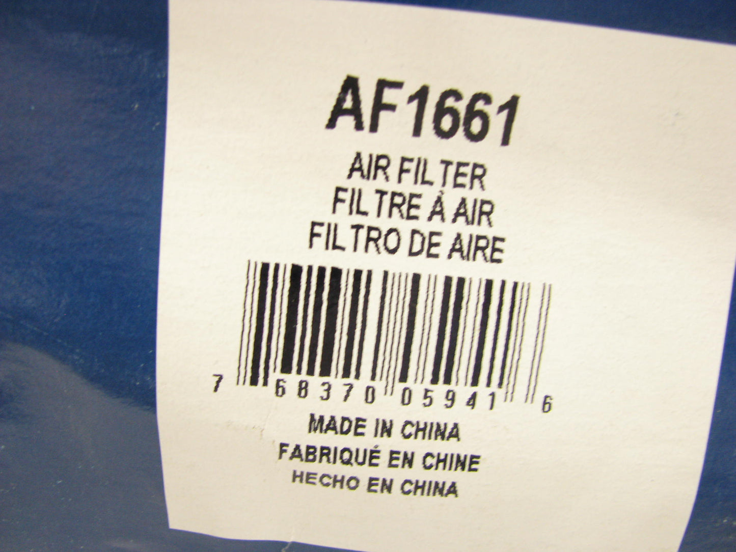Hastings AF1661 Air Filter Replaces R83756 TA36116 WA10313 WAF5194 XA5553A