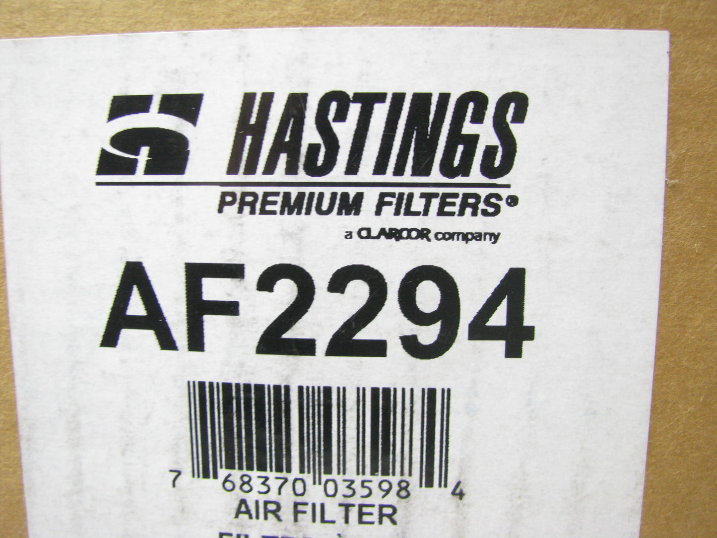 Hastings AF2294 Air Filter Replaces CA9242 46458 A76040 LAF5871 AF25469 P533938