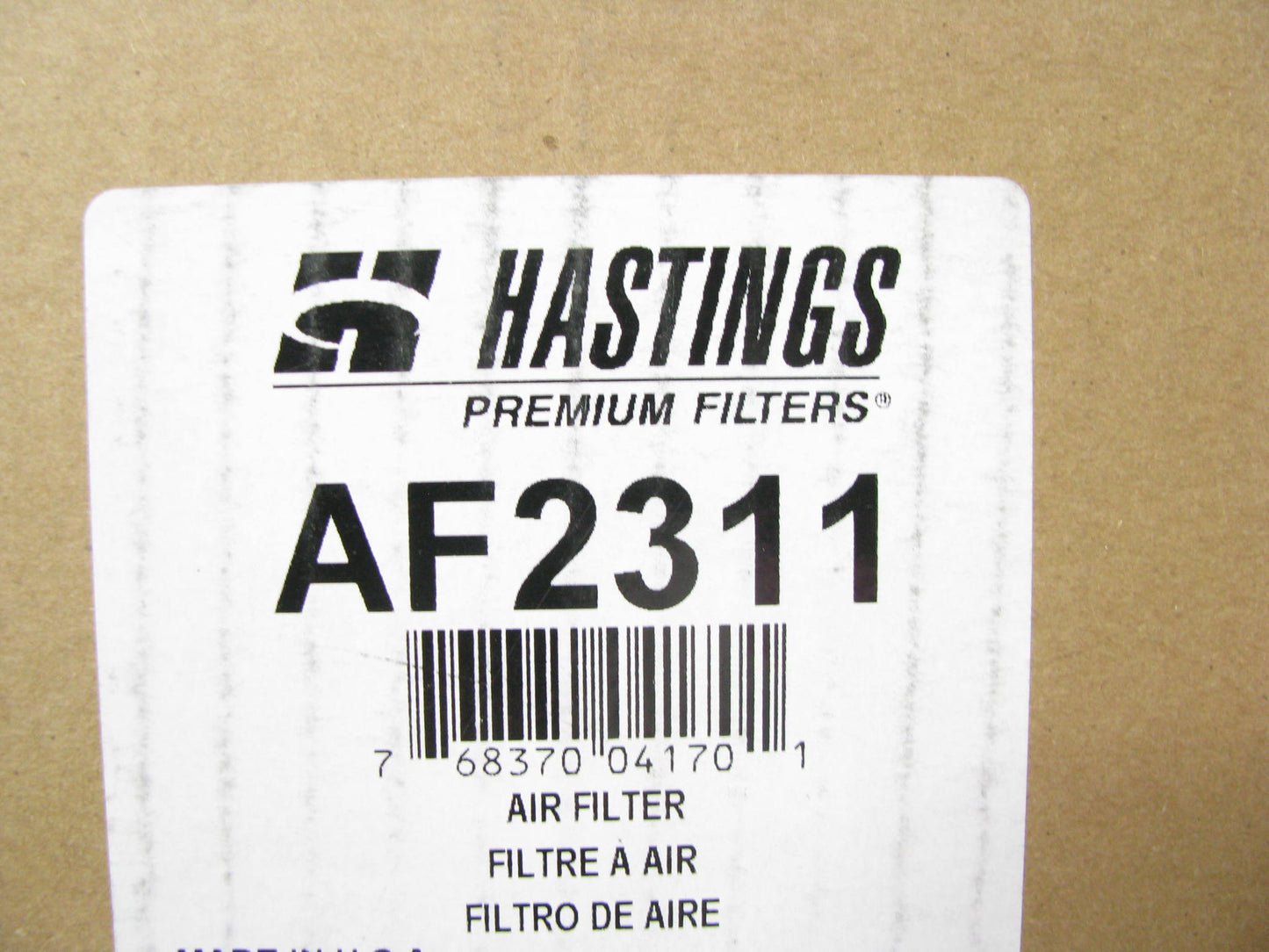Hastings AF2311 Air Filter - Replaces PA3989FN, AF25287K, CAK258, LAF22084