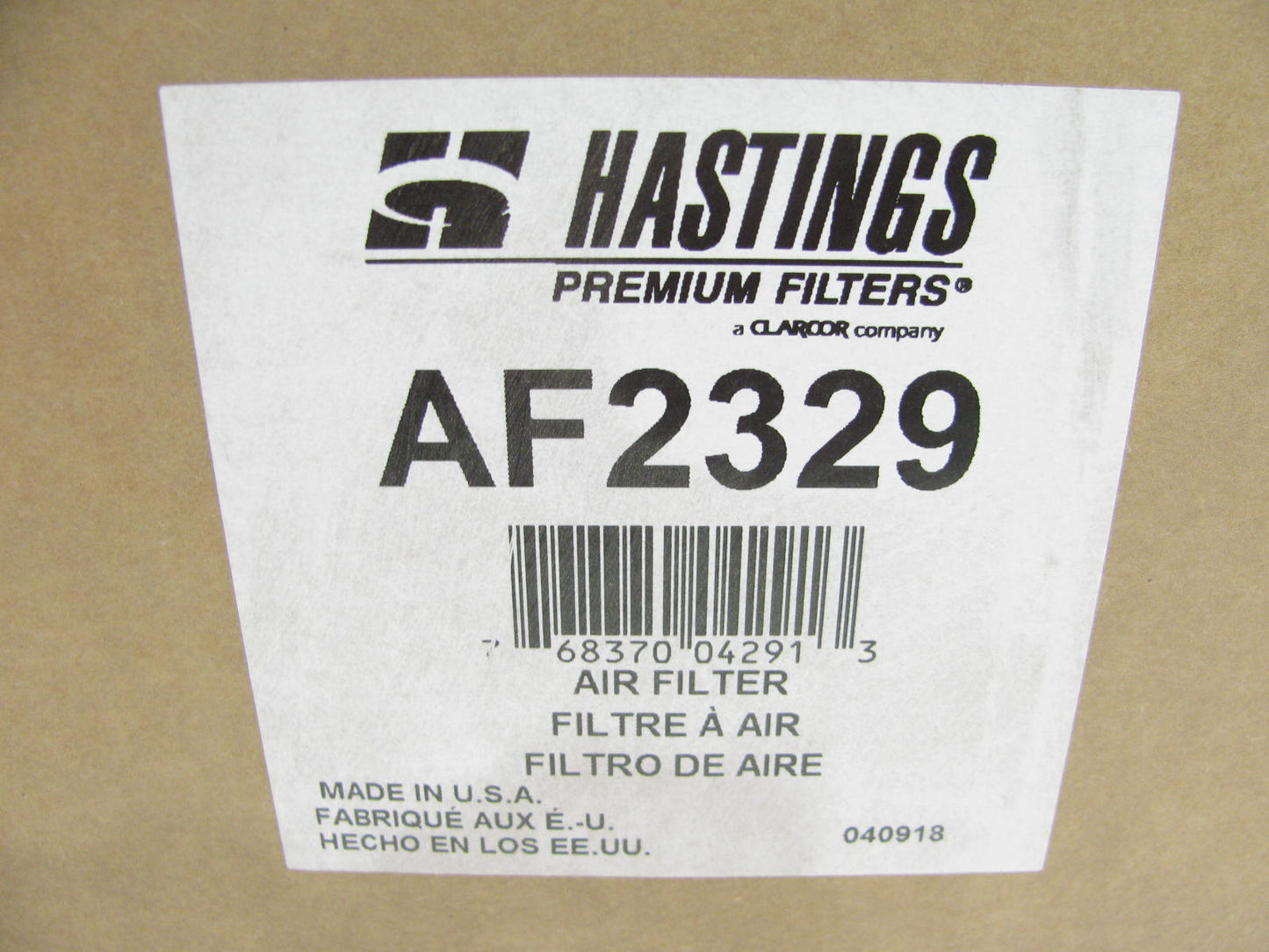 Hastings AF2329 Air Filter Replaces CA6818 46637 LAF2533 AH19037 3912986 PA2820