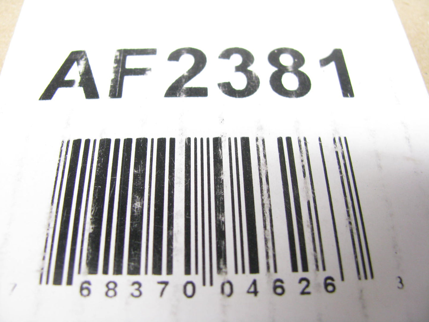 Hastings AF2381 Air Filter Replaces 2506415 1107598 12684 BHC5088
