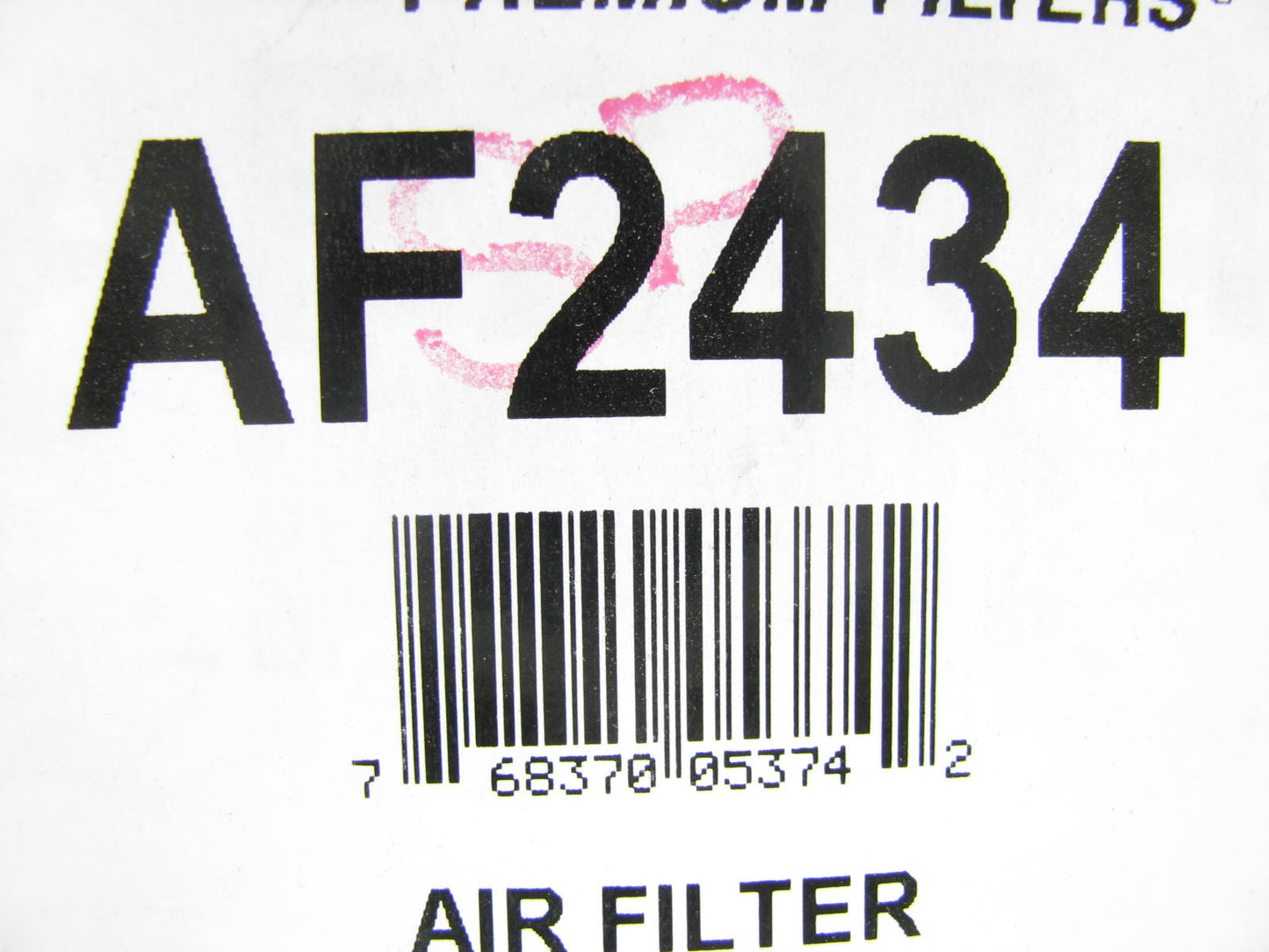 Hastings AF2434 Air Filter Replaces 42323 AF25472 PA4820 87323 2323