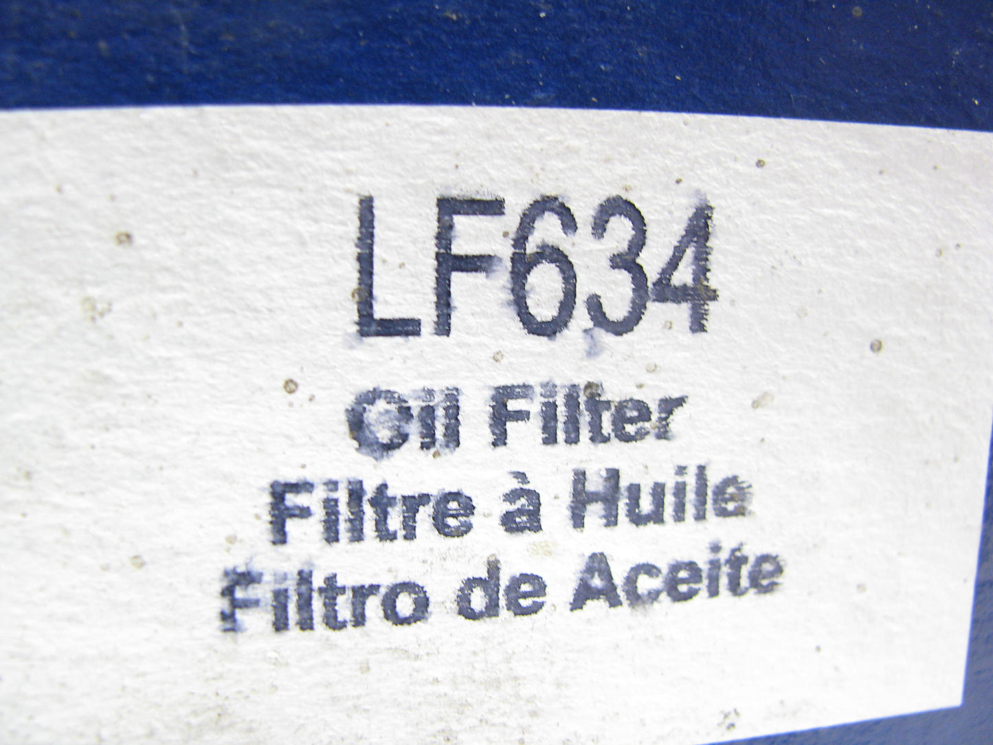 (2) Hastings LF634 Cartridge Engine Oil Filters