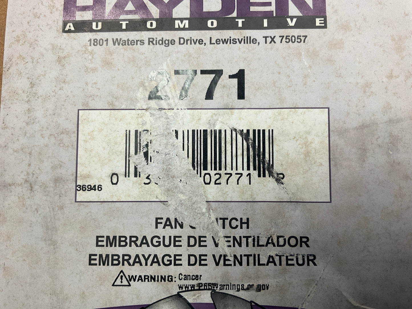 Hayden 2771 Engine Fan Clutch