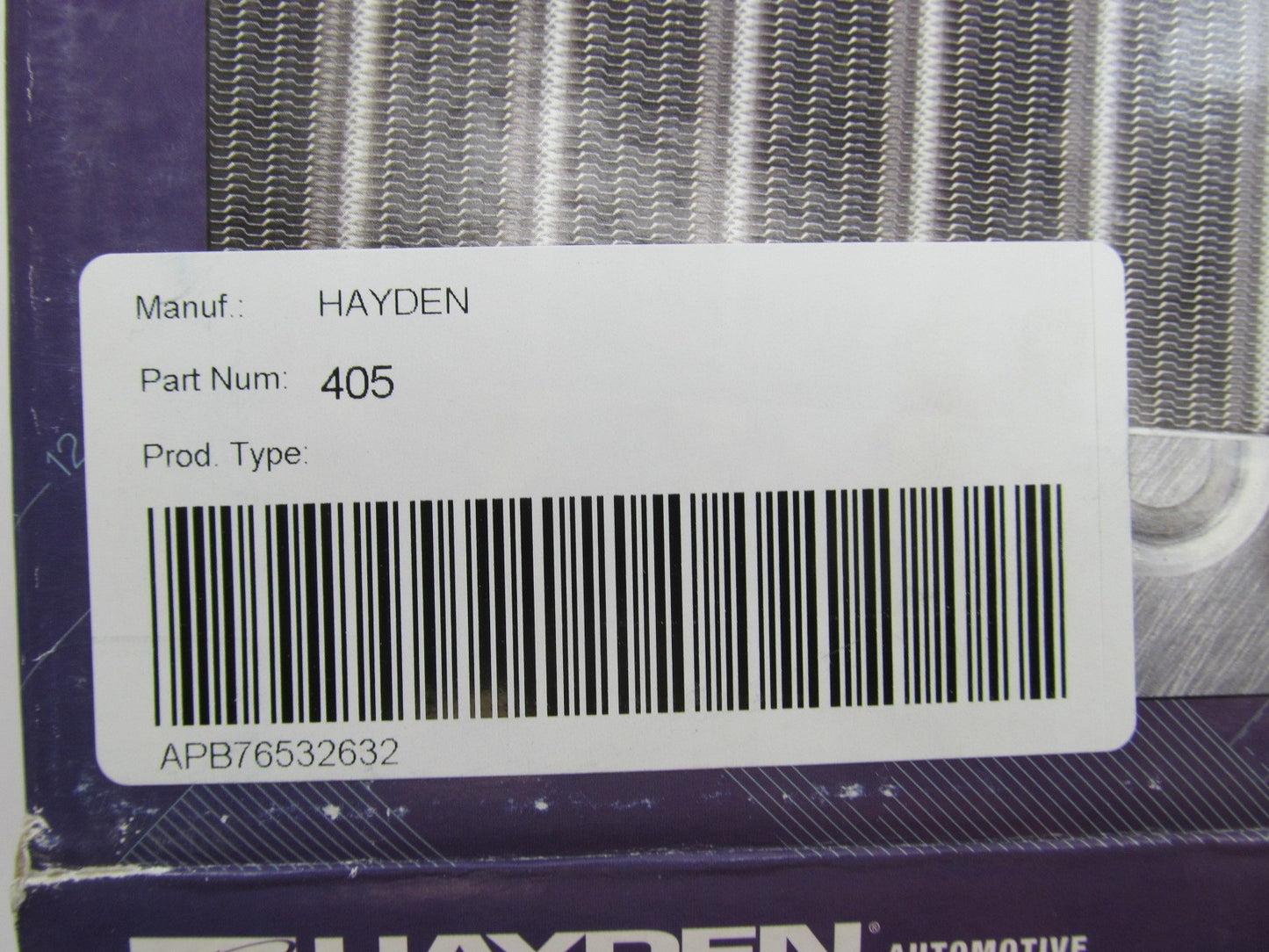 Hayden 405 Ultra-Cool Transmission Oil Cooler