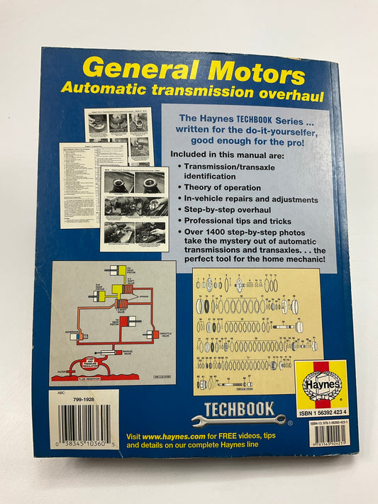 Haynes 10360 Techbook For General Motors Automatic Transmission Overhaul - USED