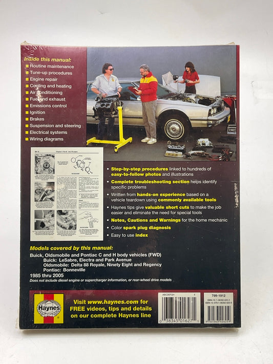 Haynes 19020 Repair Manual - 85-05 Front Wheel Drive Buick Oldsmobile & Pontiac