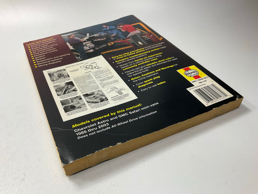 OPEN - Haynes 24010 Repair Manual For 1985-2003 Chevrolet Astro & GMC Safari