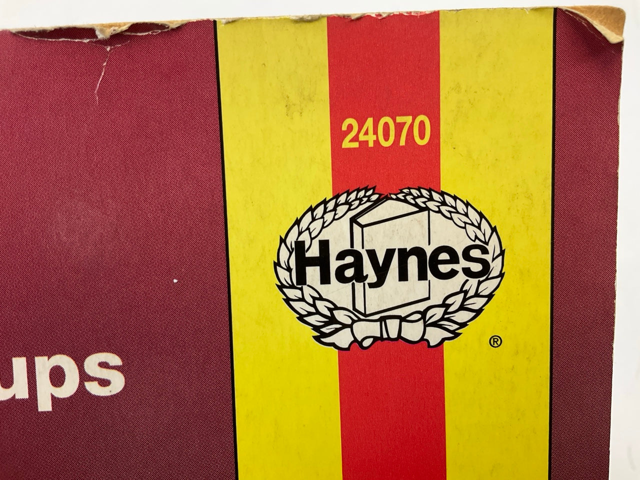 DAMAGED COVER - Haynes 24070 Repair Service Manual For 1982-1993 S10 S15 Pickups