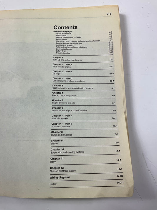 Haynes 36006 Repair Manual For 1995-2000 Ford Contour & Mercury Mystique