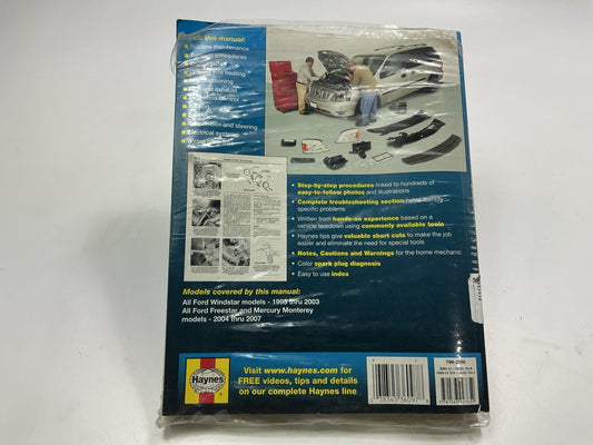 DAMAGED, See Photos - Haynes 36097 Repair Manual 1995-2003 Ford Windstar