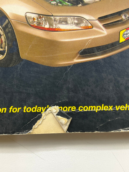 Haynes 42014 Repair Manual For 1998-2002 Honda Accord - TEARS ON FRONT PAGE
