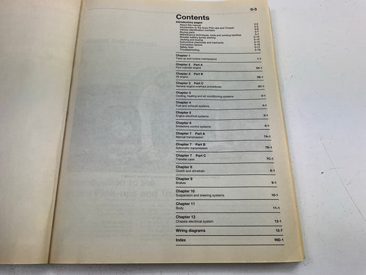 Haynes 47020 Repair Manual For 1981-1993 Isuzu Pickup, 1984-1991 Trooper, OPEN