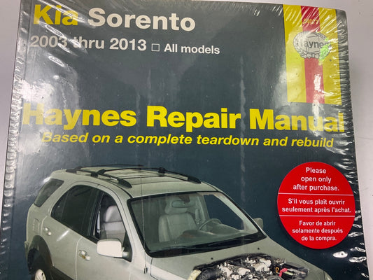 Haynes 54077 Repair Manual For 2003-2013 Kia Sorento - SEALED