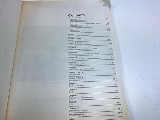 DAMAGED COVER - Haynes 72050 Repair Manual For 1982-1994 Nissan Sentra