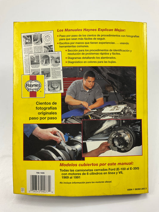 USADO #3 - Manual De Reparacion Para Camionetas Cerradas Ford De 1969-1991