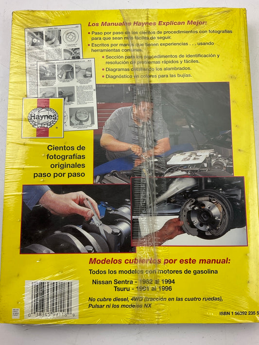 Haynes 99118 Espanol Manual For 82-94 Nissan Sentra Incluye Tsuru 1991 Al 1996