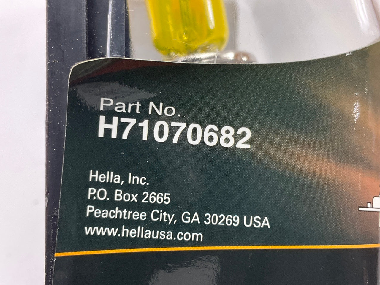 Hella H71070682 H4 Light Bulbs (PAIR) - Extreme YELLOW XY, 12V, 55W, Halogen
