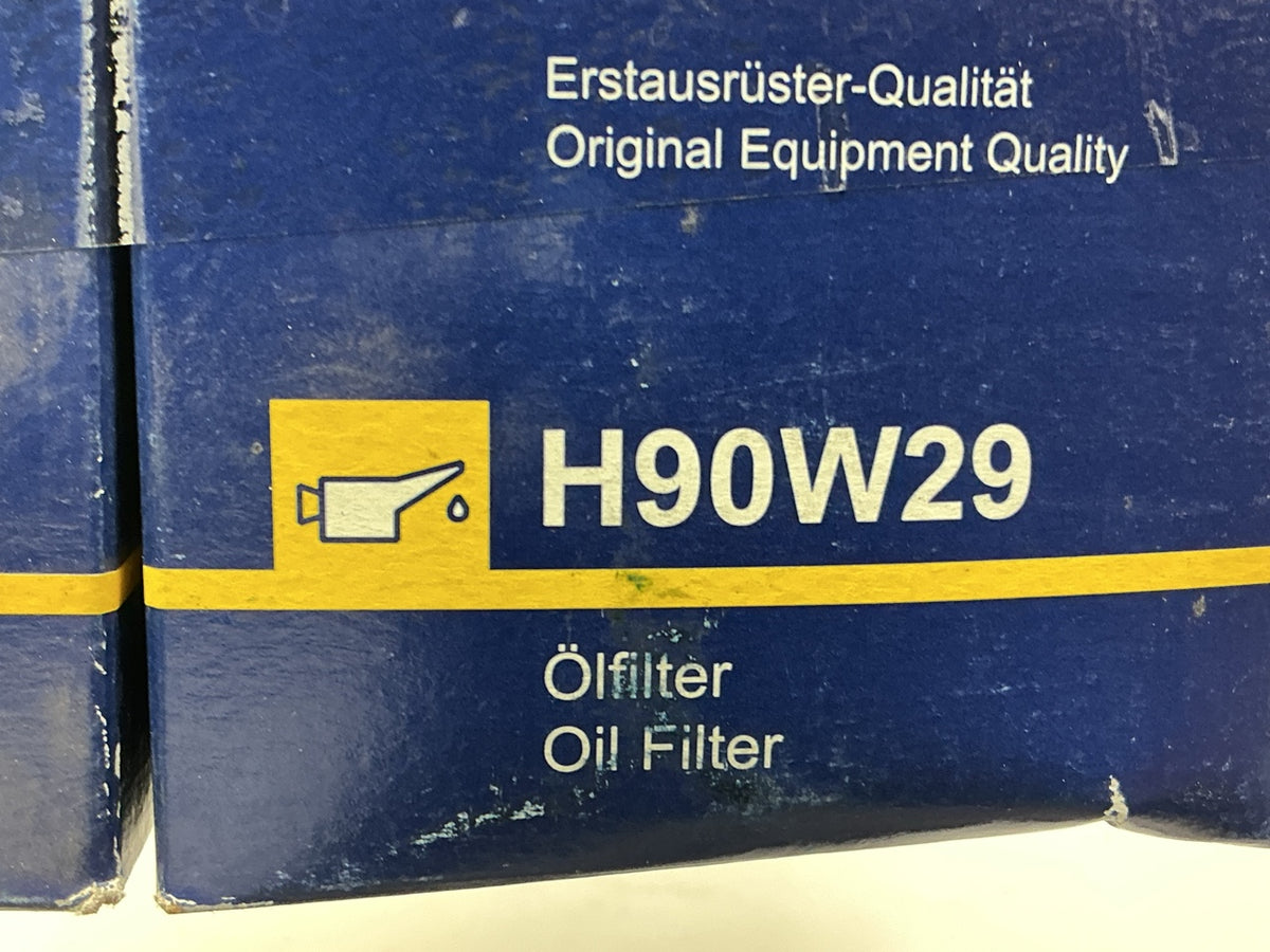 (2) Genuine Hengst H90W29 Engine Oil Filters