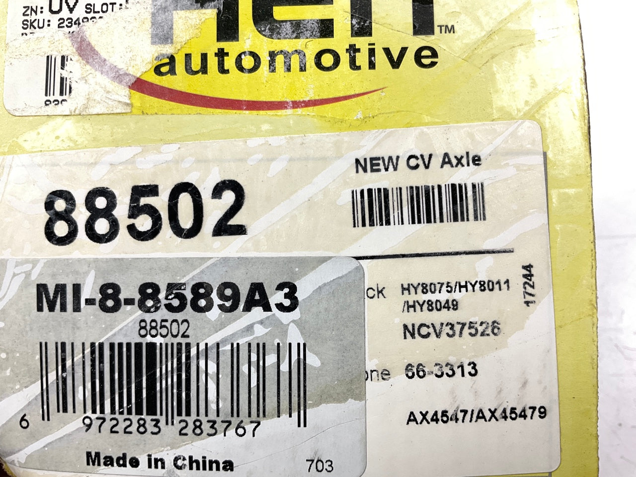 Heri 88502 FRONT RIGHT CV Axle Shaft For 2000-2005 Hyundai Accent AT