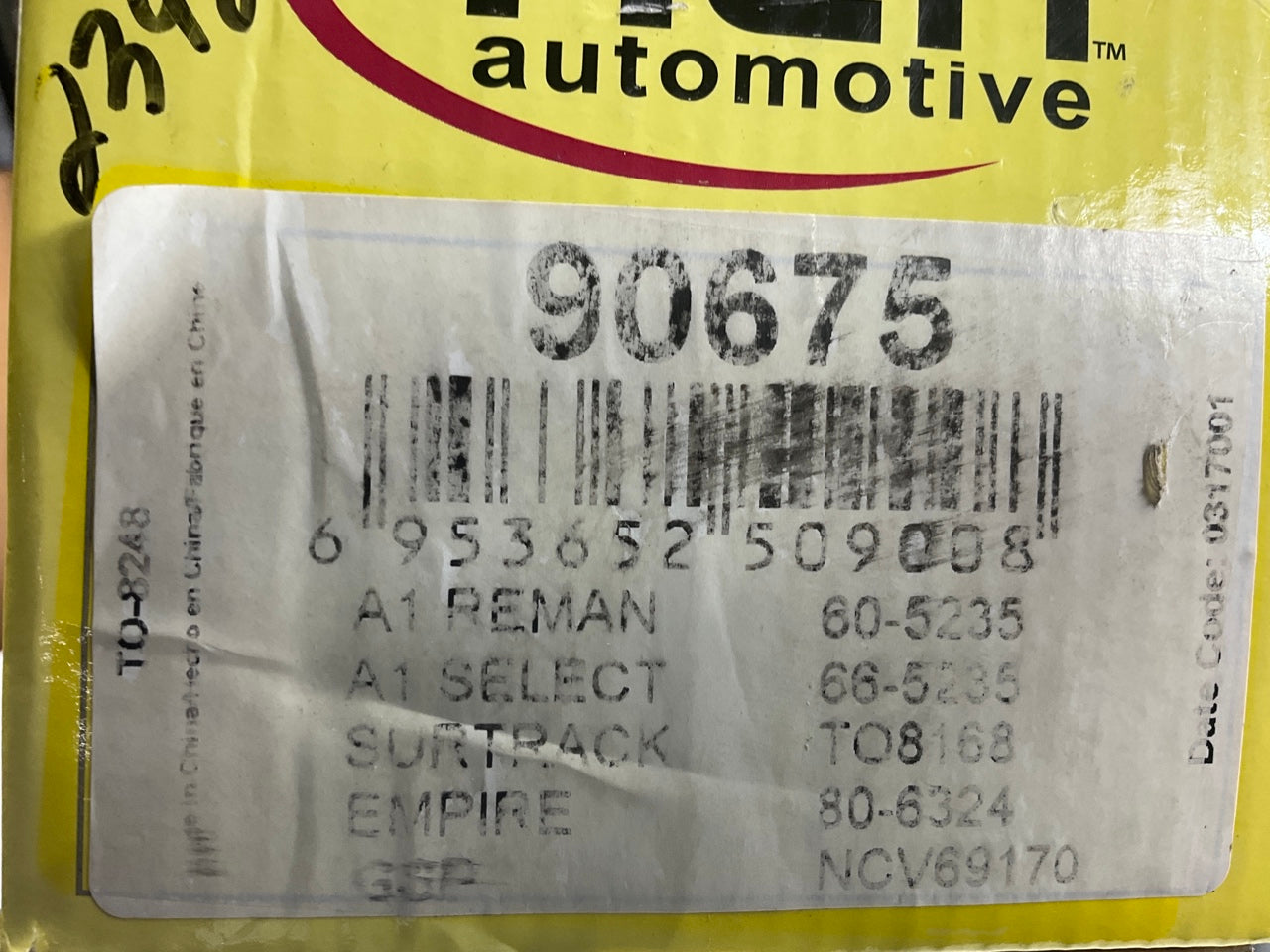 Heri 90675 Front Cv Axle