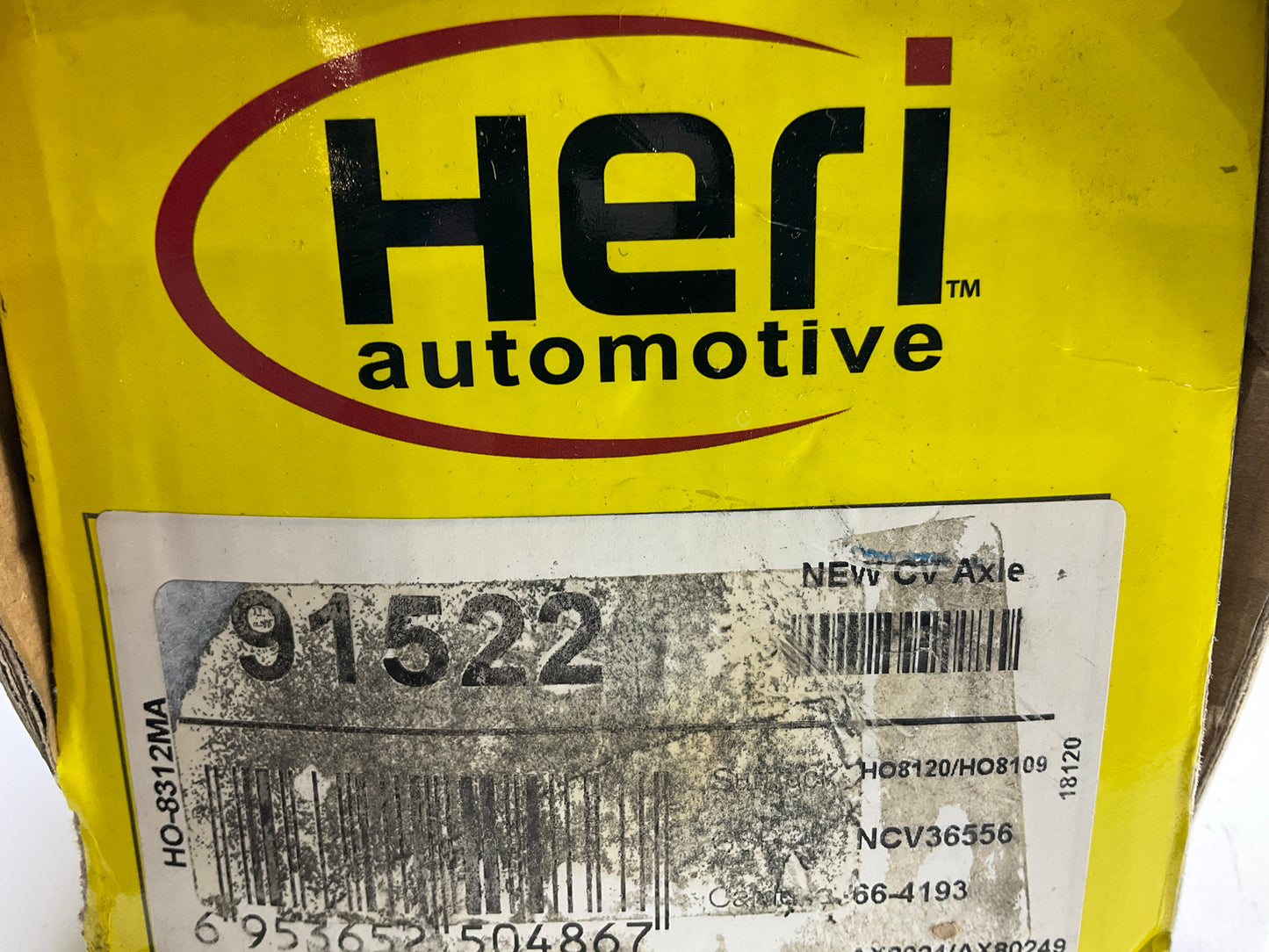 Heri 91522 Front Right CV Axle 2001-05 Acura EL, 2001-05 Civic MANUAL TRANS