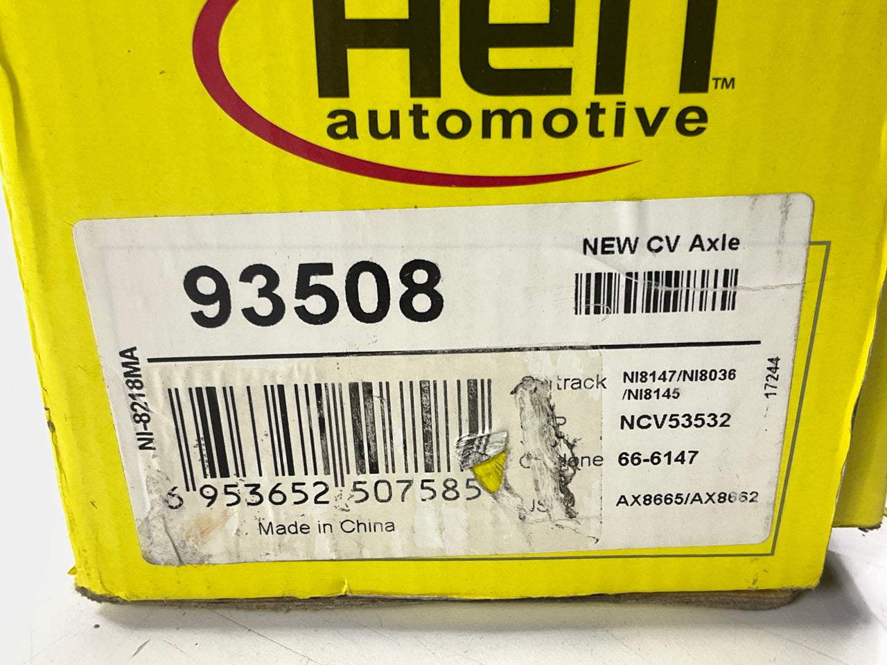 Heri 93508 Front Right Cv Axle For 1995-99 Nissan Maxima, 1996-99 I30